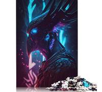 Puzzle rectangulaire en Papier emboîtable précis représentant Un Dieu Nordique, idéal comme Cadeau de Noël pour garçon ou Fille, 1 000 pièces (75 x 50 cm)