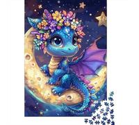 Puzzle rectangulaire en Papier pour Enfant, Motif Dragon, idéal pour Les fêtes de Fin d'année, 1 000 pièces (38 x 26 cm)