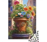 Puzzle rectangulaire en Papier représentant des Animaux et des Fleurs, idéal pour Les Cadeaux de Noël, 1 000 pièces (75 x 50 cm)