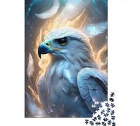 Puzzle rectangulaire en Papier représentant Un Aigle, idéal pour Les familles, idéal comme Cadeau de Noël pour garçon ou Fille, 1 000 pièces (75 x 50 cm)