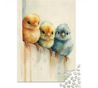 Puzzle rectangulaire en Papier représentant Un Poussin Mignon, idéal pour la Famille, idéal pour Les Cadeaux de Noël, la fête des Enfants ou pour Les garçons ou Les Filles, 1 000 pièces (75 x 50 cm)