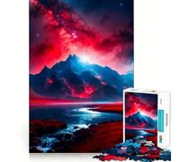 Puzzle Red Mountain 1000 pièces pour Adolescents, Jouet Mental Anti-Stress, découpe de qualité supérieure, Cadeau Exquis (50x75cm)