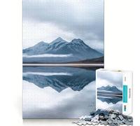 Puzzle Reflets de Montagne pour Adultes, 1000 pièces, Jeu de réflexion, Plaisir Lent, Design, Assemblage, Joli Cadeau (38x52cm)