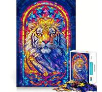 Puzzle Regal Tiger 1000 pièces pour Adultes, Jeu de logique Fine, Loisirs, Bords Nets, Objet de Collection (50x75cm)