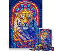 Puzzle Regal Tiger Hard pour Adultes, 1000 pièces, Jeu de logique Fine, Moment de détente et de Plaisir, Bords Nets, (38x52cm)