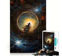 Puzzle Regard dans Le Vide 1000 pièces pour Adultes stimule la mémoire, détend l’Esprit, Bords précis, liste de souhaits du Père Noël 50x75cm