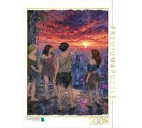 Puzzle · Regard vers l'avenir | Scènes de la périphérie de la grande ville, dans un style bande… · 2000 pièces · Format assemblé 90 × 67 cm · CALVENDO Puzzle
