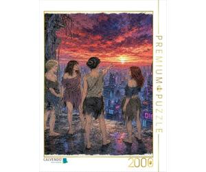 Puzzle · Regard vers l'avenir | Scènes de la périphérie de la grande ville, dans un style bande… · 2000 pièces · Format assemblé 90 × 67 cm · CALVENDO Puzzle