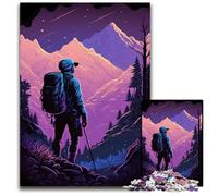 Puzzle « Regardez l'horizon » 1 000 pièces en Bois, pour la fête des mères, Les Anniversaires et Noël 50x75cm/19,68x29,52 Pouces