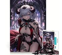 Puzzle Reine Démon Anime 1000 Pièces Activité ludique et stimulante pour renforcer la Concentration Découpe Laser pour Un Assemblage Parfait À Partager en Famille (38x52cm)