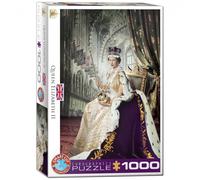 Puzzle Eurographics - Reine Elizabeth II, 1000 pièces multicolore G
