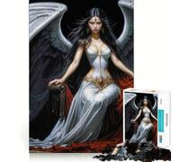 Puzzle Reine Lilith 1000 pièces pour Adolescents, Jouet cognitif, Passe-Temps apaisant, Bords de qualité supérieure, liste de souhaits du Père Noël (38x26cm)