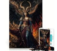 Puzzle Reine Lilith pour Adultes, 1000 pièces, Jeu d'entraînement cérébral, Divertissement et Art à Assembler, Cadeau de Noël (50x75cm)