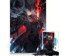 Puzzle Reine Vampire 1000 Pièces Jeu de Concentration mentale Découpe de précision Bords Lisses Activité captivante pour des soirées tranquilles (38x26cm)