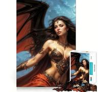 Puzzle Reine Vampire pour Adultes,1000 pièces,Jeu de réflexion Stimulant,Structure à emboîtement précise,Facile à Apprendre,pour Le Plaisir de Toute la Famille (38x52cm)
