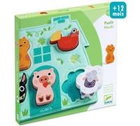 Puzzle relief Djeco - Mouki - 5 pcs G