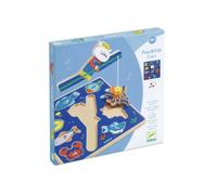 Puzzle relief - puzz and fish color
