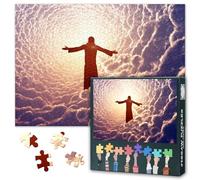 Puzzle religieux chrétiens 1000 pièces, puzzle de Jésus église pour adultes, 70 x 50 cm, jeu d'adresse impossible pour toute la famille