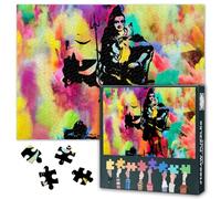 Puzzle religieux indien pour adulte 1000 blocs, Shiva Dieu Puzzles, puzzles adultes, jeux de puzzle ou jouets pour amis âgés 50 x 70 cm