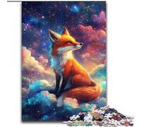 Puzzle Renard dans Les Nuages 1000 pièces pour Adultes et Adolescents, Jeux de détente pour renforcer l'amour Entre Couples (à partir de 14 Ans) (26x38cm)
