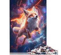 Puzzle Renard dans l'Espace 1000 Pièces Puzzle pour Adultes Puzzle Papier Puzzle Durable pour Adultes | Jeux 38x26cm/1000 pièces