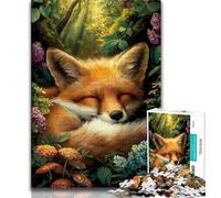 Puzzle Renard des forêts pour Adolescents, 1 000 pièces, Jouet éducatif et décompressant, idéal comme Cadeau (38x26cm)