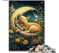 Puzzle Renard Endormi pour Adultes 1000 Pièces, Collection Artistes, Beaux-Arts (Taille 50x75cm)