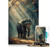 Puzzle Rencontre dans la Jungle ensoleillée pour Adolescents, 1000 pièces, Jouet Intelligent, Loisirs, découpe précise, Cadeau saisonnier 38x52cm