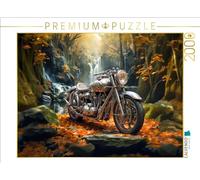 Puzzle · Repos près de la Cascade | Un motif du calendrier "Motos Steampunk" de Sabine Löwer · 2000 pièces · Format assemblé 90 × 67 cm · CALVENDO Puzzle