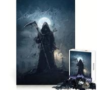 Puzzle Requiem's Embrace pour Adultes, 1000 pièces, Jeu de réflexion, Anti-anxiété, Objet de Collection aux découpes soignées (50x75cm)