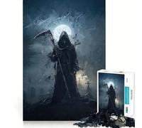 Puzzle Requiem's Embrace pour Adultes, 1000 pièces, Jeu de réflexion, Anti-anxiété, Objet de Collection aux découpes soignées (50x75cm)