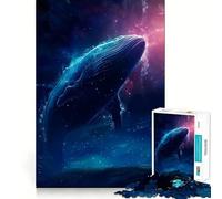 Puzzle Requin-Baleine 1000 Pièces Jeu de Concentration Mentale Découpe de Précision Bords Lisse Activité Absorbante pour des Soirées Calmes (50x75cm)