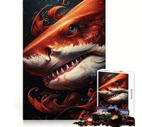 Puzzle Requin Mon Ami Rigolo pour Adultes 1000 Pièces Jeu de Réflexion Amusant à Jouer Ensemble Découpe de Précision Cadeau Unique 38x26cm