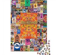 Puzzle rétro Art8 de 1000 pièces pour adultes et adolescents, puzzles en bois, cadeaux de la veille de Noël, 1000 pièces (75 x 50 cm)