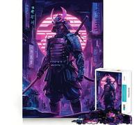 Puzzle rétro de 1000 pièces représentant Un Guerrier samouraï, idéal pour Les Adolescents Jeu de logique et de réflexion, Passe-Temps Calme, Bords Lisses, Cadeau de qualité supérieure (38x52cm)