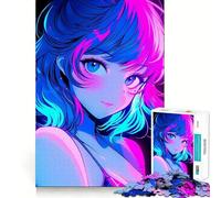 Puzzle rétro de 1000 pièces représentant Une Belle Fille d'anime, idéal pour Les Adolescents Renforce Les Souvenirs, Offre Un Divertissement paisible et de qualité (38x52cm)