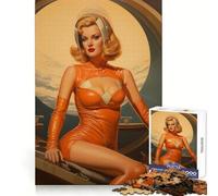 Puzzle rétro-futuriste Valkyrie 1000 pièces pour Adolescents, Jeu de logique Solide, Moments en Famille, Bords Nets, Surprise chaleureuse (38x26cm)
