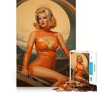 Puzzle rétro-futuriste Valkyrie 1000 pièces pour Adultes Stimulation de la mémoire, Loisirs Doux, Design d'assemblage, Collection Artistique (50x75cm)