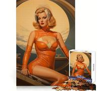 Puzzle rétro-futuriste Valkyrie 1000 pièces pour Adultes Stimulation de la mémoire, Loisirs Doux, Design d'assemblage, Collection Artistique (50x75cm)