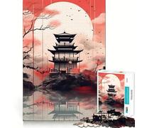 Puzzle rétro Japonais de 1000 pièces pour Adolescents, Jeu de logique Stimulant, Moments en Famille, Bords Nets, Surprise chaleureuse (50x75cm)