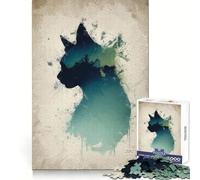 Puzzle rétro Kitty Pop de 1000 pièces pour Adultes et Adolescents, Jeu d'adresse apaisant et Amusant, Bords Nets, pour Les fêtes (50x75cm)