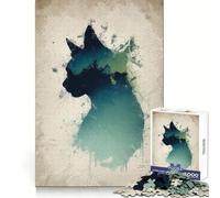 Puzzle rétro Kitty Pop pour Adolescents 1000 pièces Stimule la mémoire Détente et Douceur Découpe Lisse Cadeau élégant (38x52cm)