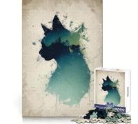 Puzzle rétro Kitty Pop pour Adultes, 1000 pièces, Collection Joy Quality Edge Art (38x26cm)