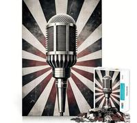 Puzzle rétro Musical Beats Hard pour Adultes, 1000 pièces, pour se remémorer et dynamiser Le Calme et la sérénité Découpe Lisse Cadeau Classique (50x75cm)