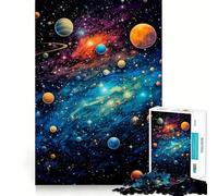 Puzzle rétro Spatial pour Adolescents de 1000 pièces, Jeu de logique Stimulant, Divertissement d'intérieur, Bords de qualité supérieure, Cadeau mémorable (38x26cm)