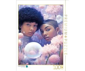 Puzzle · Rêve de Paix | Entouré de fleurs roses · 1000 pièces · Format assemblé 64 × 48 cm · CALVENDO Puzzle