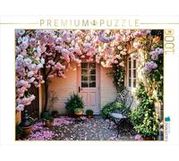 Puzzle · Rêves de Fleurs dans la Cour intérieure | Un motif du calendrier Wo Gärten träumen · Des retraites… · 1000 pièces · Format assemblé 64 × 48 cm · CALVENDO Puzzle