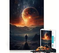 Puzzle Rêves d'Espace 1000 Pièces pour Adultes Jeu Cognitif et de Partage Motif à Assembler Cadeau de Noël (50x75cm)