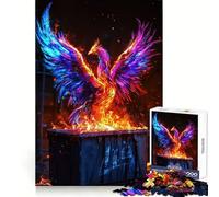 Puzzle Rise of The Phoenix pour Adultes, 1000 pièces, améliore la mémoire, détend l'esprit, Collection Sharp Edge Art Piece (50x75cm)