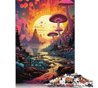 Puzzle Rivière sous Le Coucher du Soleil 1000 pièces pour Adultes, Jeu Familial, Puzzle pour Adolescents 1000 pièces (75 x 50 cm)